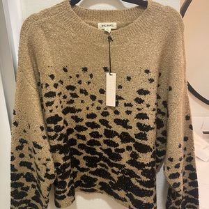 Oversized leopard sweater!